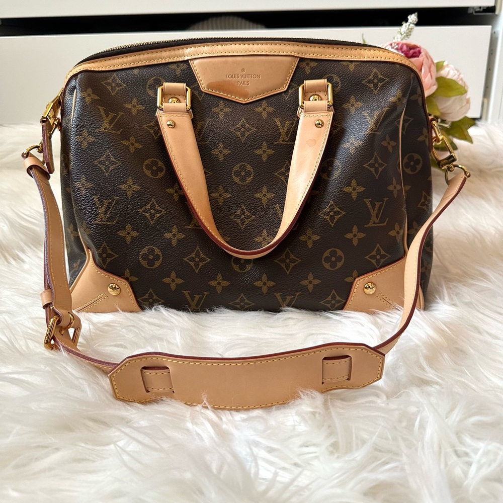 Louis Vuitton Retiro PM Monogram Canvas Shoulder & Tophandle Bag 100% Authentic